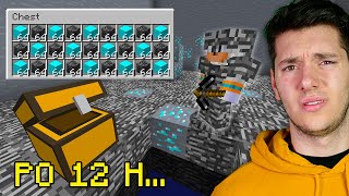 KOPAŁEM BEDROCK PRZEZ 12 H Tylko Po To Zagrajmy W Minecraft [upl. by Ydne]