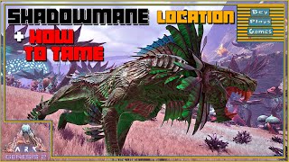 ARK Genesis 2  Shadowmane BEST Spawn Locations amp HOW TO TAME [upl. by Lin55]