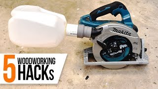 5 Amazing Woodworking Tips  Hacks [upl. by Eissel]