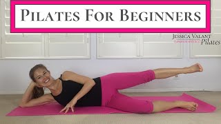 Pilates for Beginners  Beginner Pilates Mat Exercises [upl. by Remos]