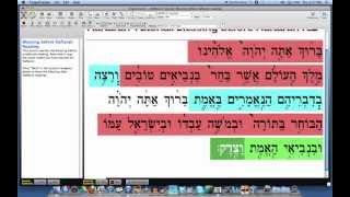 Haftarah Tutorial  Opening Blessing [upl. by Esirehs527]