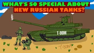 Whats so special about new Russian tanks T90M amp T80BVM tank review [upl. by Darrow14]