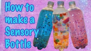 How to make a Sensory Bottle  Easy  Quick  DIY [upl. by Araic]