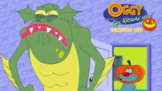 🔴 OGGY AND THE COCKROACHES 🎃 LIVE CARTOON HALLOWEEN  NEW SEASON [upl. by Wilburt]