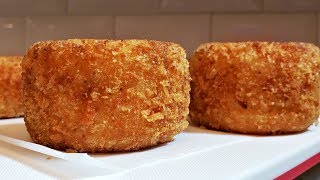 Crispy Potato Croquettes Recipe  How To Make Croquettes [upl. by Ardni328]