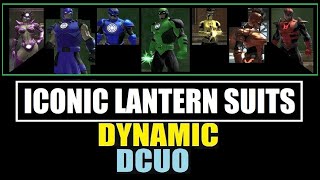 DCUO Iconic Lantern Suits amp Where To Get Them  DC Universe Online [upl. by Rebma]