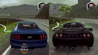 Gear Club Unlimited  Local Play 2P CRAZY Racing [upl. by Akeinahs654]