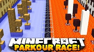 Minecraft PRESTONPLAYZ vs LACHLAN PARKOUR  1v1 Race Parkour Race [upl. by Casady]