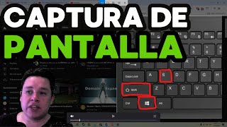 Como SACAR CAPTURA de PANTALLA en PC ✅ [upl. by Anirtac]