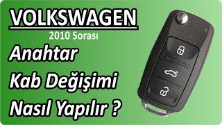 VOKSWAGEN ANAHTAR KUMANDA KABI DEĞİŞİMİ NASIL YAPILIR   How to Change Flip Key Repair [upl. by Cartan]