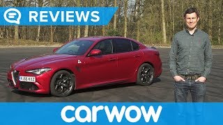 Alfa Romeo Giulia Quadrifoglio 2018 Review  Mat Watson Reviews [upl. by Dar]