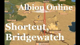 Albion Online  Caerleon to Bridgewatch fast almost safely [upl. by Elna386]