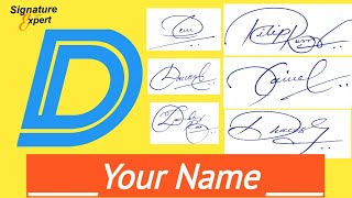 ✔️D Letter Signature Style  Signature Style Of My Name  How To Create My Own Signature [upl. by Vanthe]