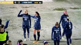 Penn States Penelope Hocking goal vs West Virginia [upl. by Herrick525]