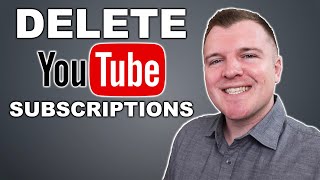 How to Delete YouTube Subscriptions Desktop [upl. by Philomena]