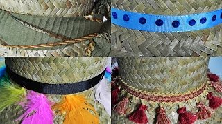 1000 ideas DIY para customizar un sombrero [upl. by Yrhcaz386]