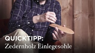 Quicktipp Einlegesohle gegen Schweißfüße [upl. by Heater]