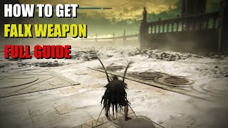 How to get Falx Weapon amp Hornsent Armor Set Elden Ring [upl. by Uolyram]