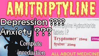 Amitriptyline 10mg  amitriptiline hydrochloride tablets ip  typtomer 10 mg in hindi [upl. by Lowis335]