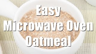 Homemade Microwave Oatmeal Using Quick Cooking Oats Med Diet Episode 4 [upl. by Gerrald]