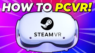 How to Play PCVR on Quest 2 Airlink Virtual Desktop amp Oculus link [upl. by Dnama]