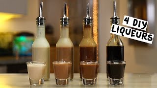 Four DIY Liqueurs [upl. by Brabazon]