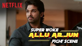 Allu Arjun Teaches A Lesson  Ala Vaikunthapurramloo  Netflix India [upl. by Jedd]