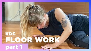 Contemporary Dance Class Floor Work Basics  Part 1 [upl. by Wiskind994]