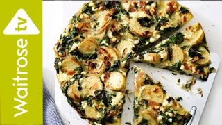 Spinach and Ricotta Spanish Omelette  Waitrose [upl. by Fugate]