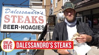 Barstool Cheesesteak Review  Dalessandros Steaks Philadelphia PA [upl. by Lynden277]