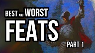 Best and Worst FEATS 5e Part 1 [upl. by Vullo]