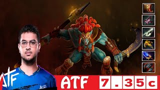 DOTA 2 ATF the HUSKAR OFFLANE 735c [upl. by Hamlani]