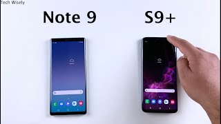 SAMSUNG Note 9 vs S9 Plus  SPEED TEST in 2021 [upl. by Isidor659]