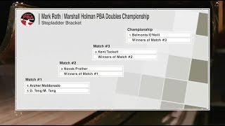 2018 RothHolman PBA Doubles Championship Stepladder Finals [upl. by Okun146]