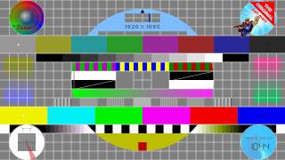 Test pattern amp monitor calibration chart [upl. by Ahsile]