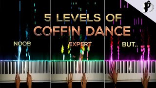 5 Levels Of Coffin Dance  NOOB to EXPERT BUT [upl. by Tresa250]