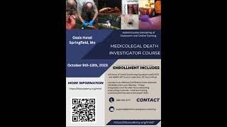 Medicolegal Death Investigator Course [upl. by Newg832]