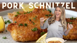 Crispy Pork Schnitzel Recipe [upl. by Audley140]