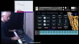 VG Jazz Alto Saxophone sample library for Native Instruments Kontakt Woodwind and brass vst nki wav [upl. by Lai]