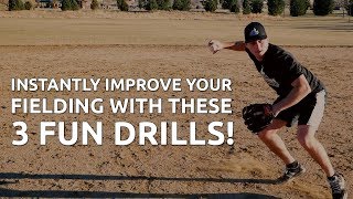 3 SIMPLE Baseball Fielding Drills For Youth Players [upl. by Ebsen564]