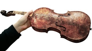 Ancient Violin Restoration [upl. by Okkin834]