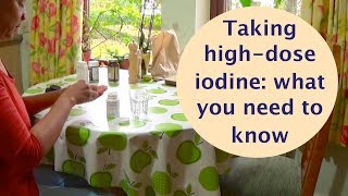 Taking highdose iodine – what you need to know [upl. by Reinald]