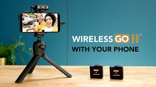 Using The Wireless GO II With Your Smartphone  Sounds Simple [upl. by Leahcar]