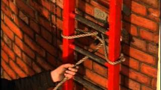 Fred Dibnah laddering a chimney Part 1 [upl. by Yblok]