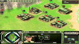 Axis amp Allies RTS WWII American Gameplay [upl. by Ynittirb]