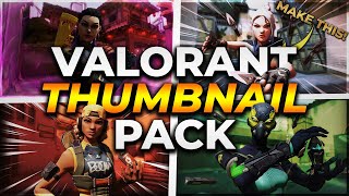 FREE Custom 3D Valorant Thumbnail Pack  Generator amp Tutorial [upl. by Naillij]