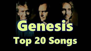 Top 10 Genesis Songs 20 Songs Greatest Hits Phil Collins [upl. by Ellimak]