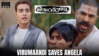 Virumandi  Virumaandi Saves Angela  Kamal Haasan  Pasupathy  RKFI [upl. by Chapel]