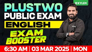 Plus Two Public Exam English  Exam Booster  Xylem Plus Two [upl. by Englebert647]