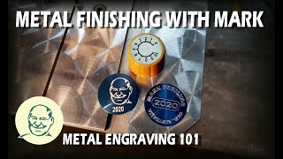 Metal Finishing With Mark  Metal Engraving 101 [upl. by Ayekal690]